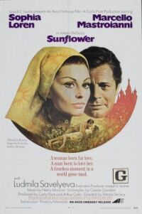 Постер к фильму Подсолнухи (1970) смотреть онлайн на киного