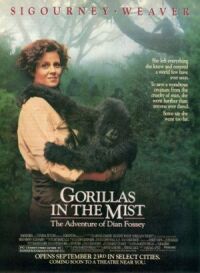 Постер к фильму Гориллы в тумане (1988) смотреть онлайн на киного