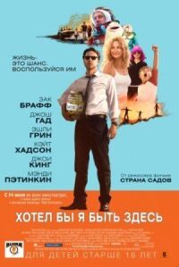 Постер к фильму Хотел бы я быть здесь (2014) смотреть онлайн на киного
